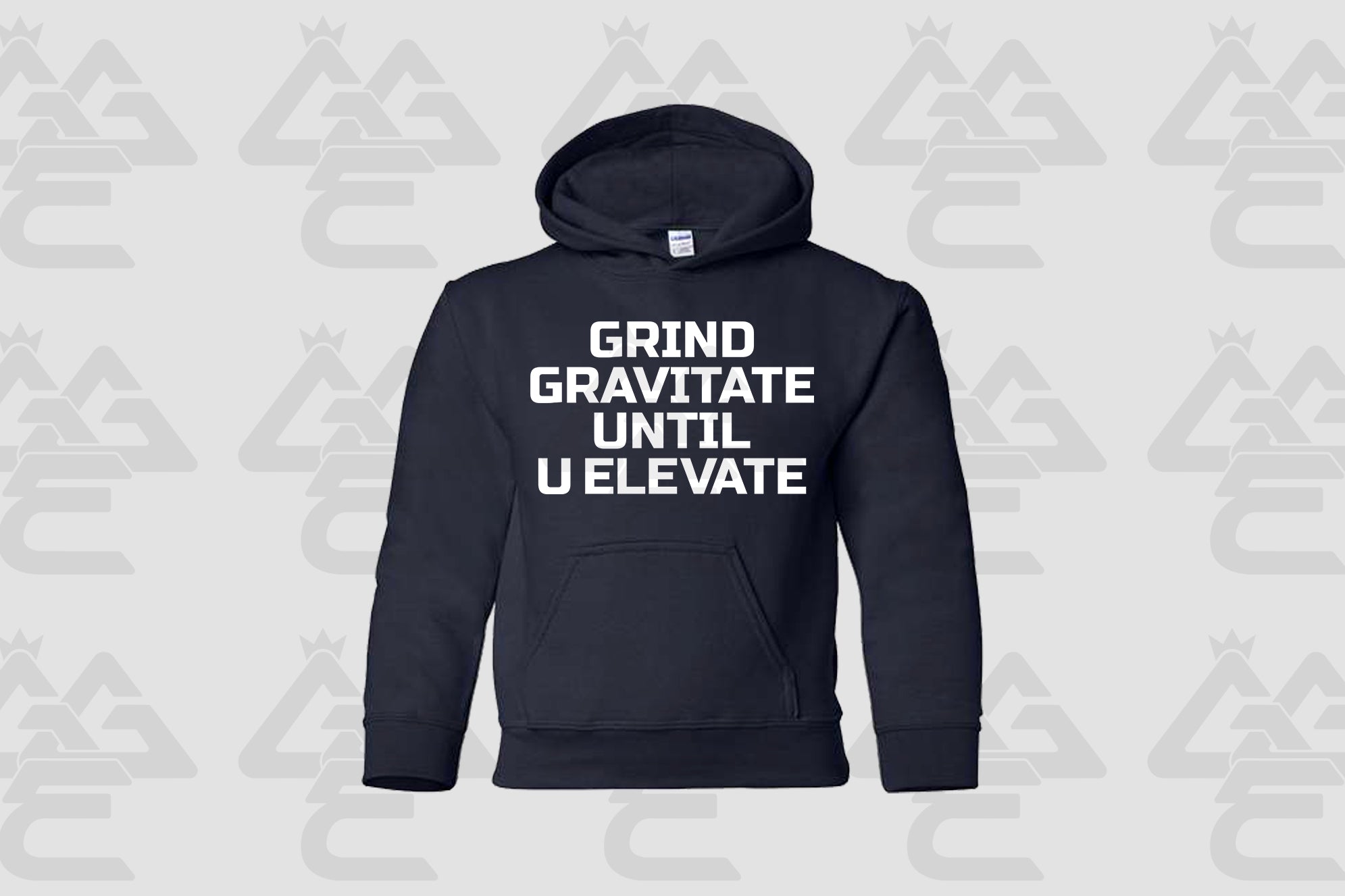 GGE UNISEX GRIND GRAVITATE UNTIL U ELEVATE HOODIE FOR KIDS