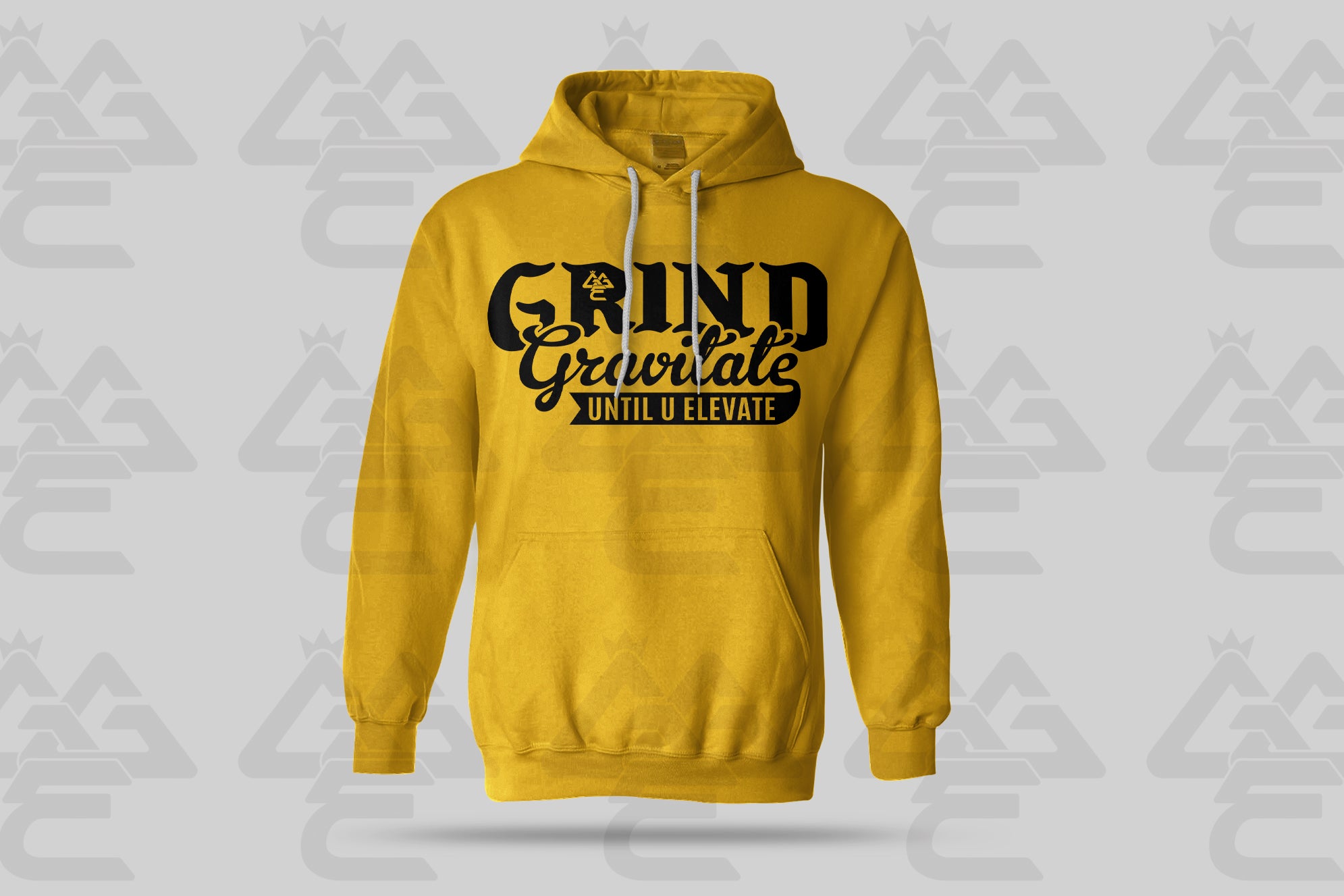 GGE UNISEX GRIND GRAVITATE UNTIL U ELEVATE HOODIE