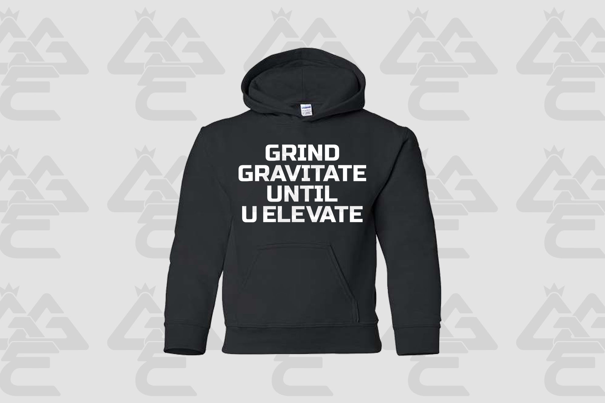 GGE UNISEX GRIND GRAVITATE UNTIL U ELEVATE HOODIE FOR KIDS