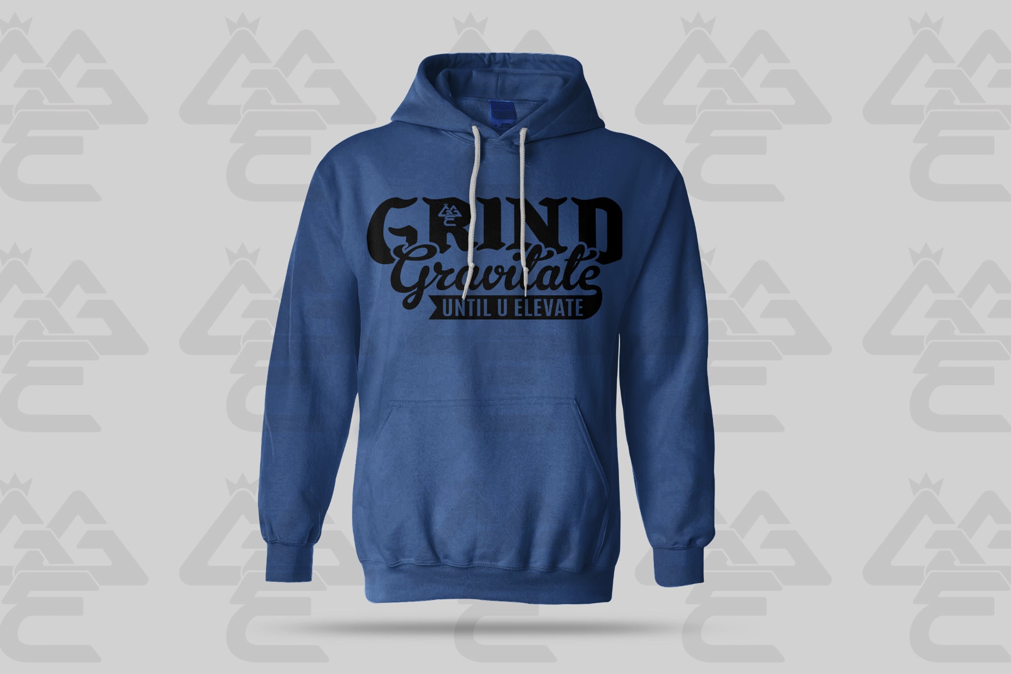 GGE UNISEX GRIND GRAVITATE UNTIL U ELEVATE HOODIE