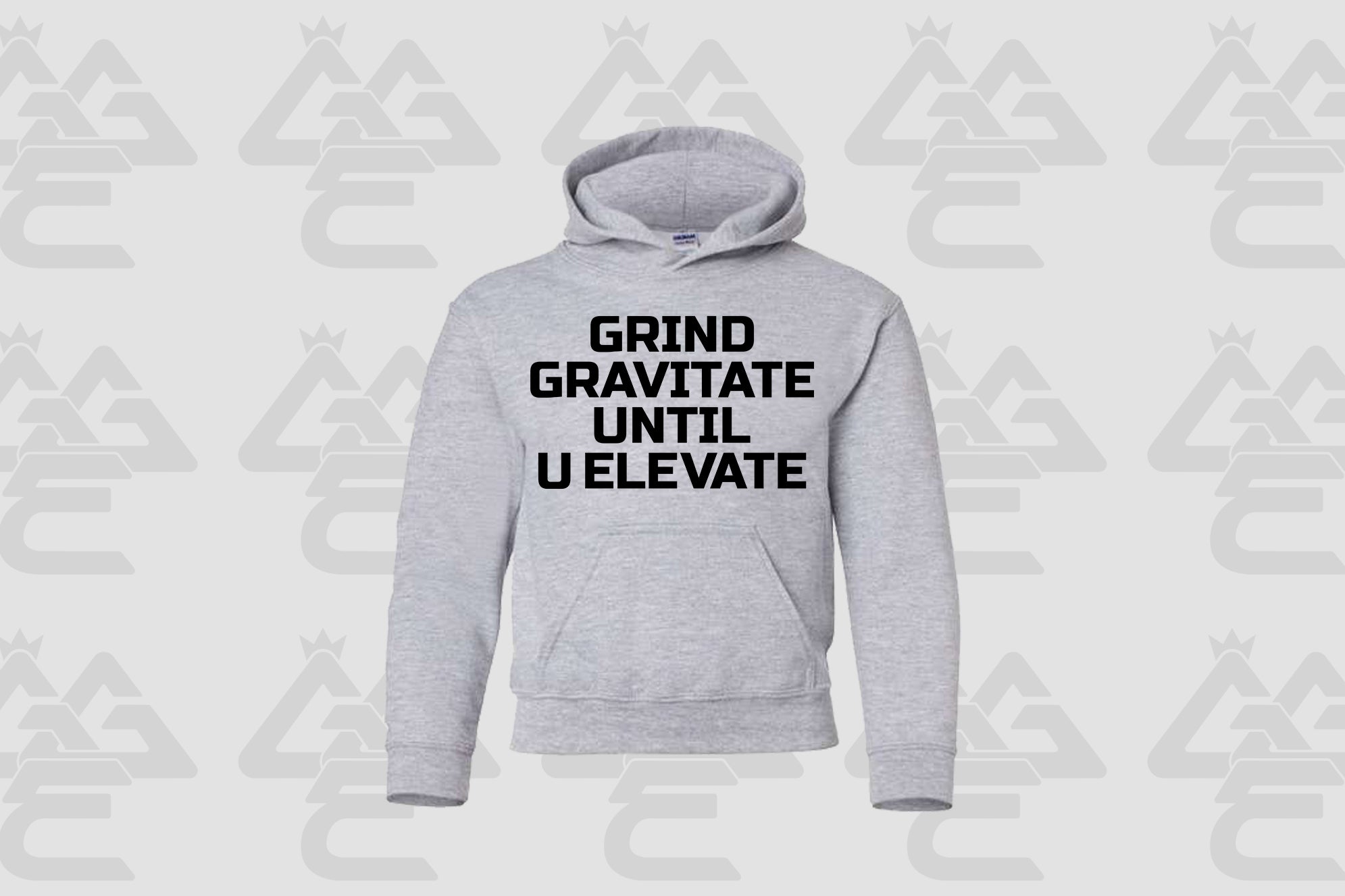 GGE UNISEX GRIND GRAVITATE UNTIL U ELEVATE HOODIE FOR KIDS