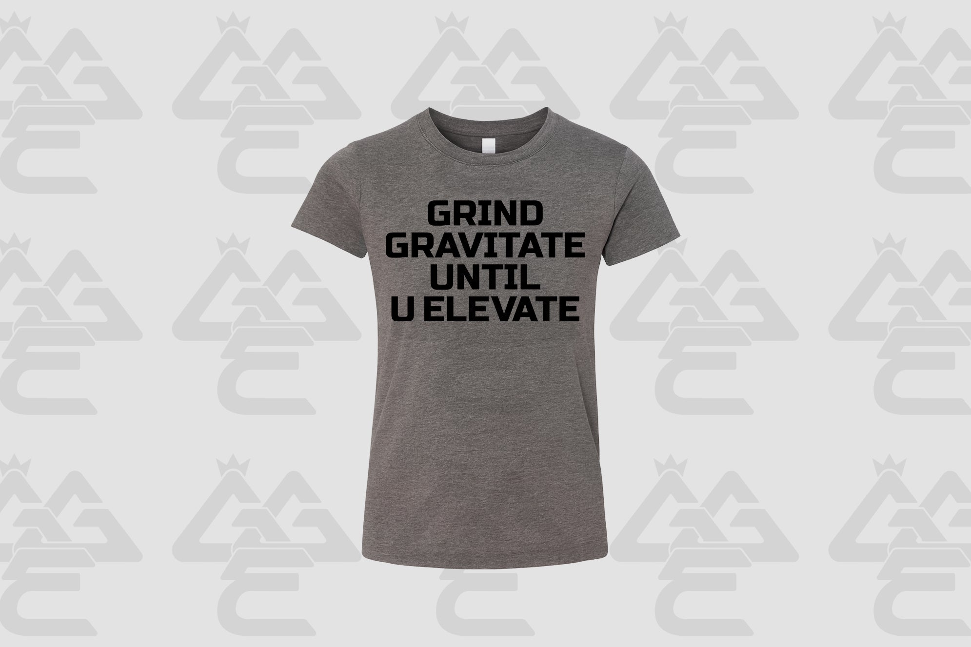 GGE UNISEX GRIND GRAVITATE UNTIL U ELEVATE KIDS T-SHIRT