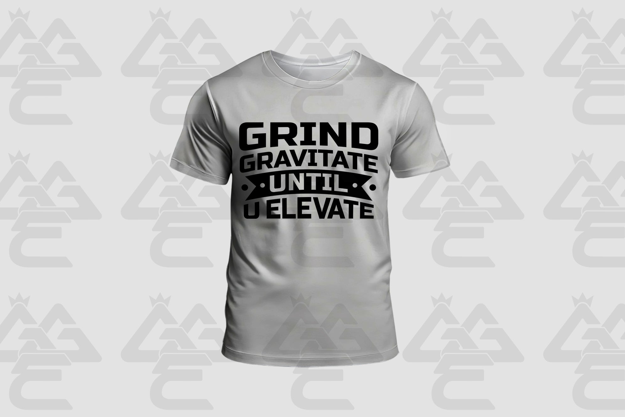 GGE UNISEX GRIND GRAVITATE UNTIL U ELEVATE T-SHIRT
