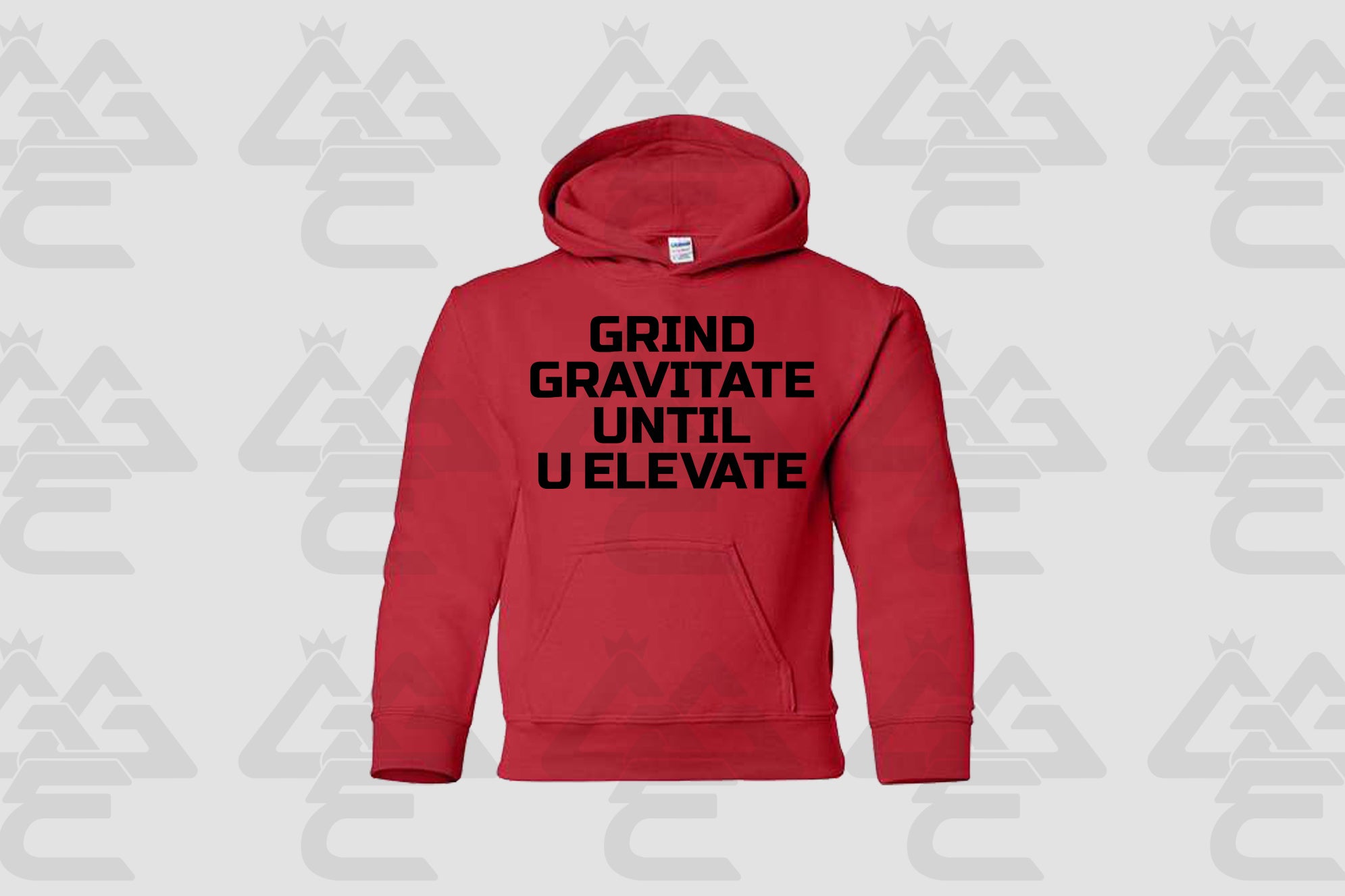 GGE UNISEX GRIND GRAVITATE UNTIL U ELEVATE HOODIE FOR KIDS