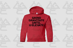 GGE UNISEX GRIND GRAVITATE UNTIL U ELEVATE HOODIE FOR KIDS