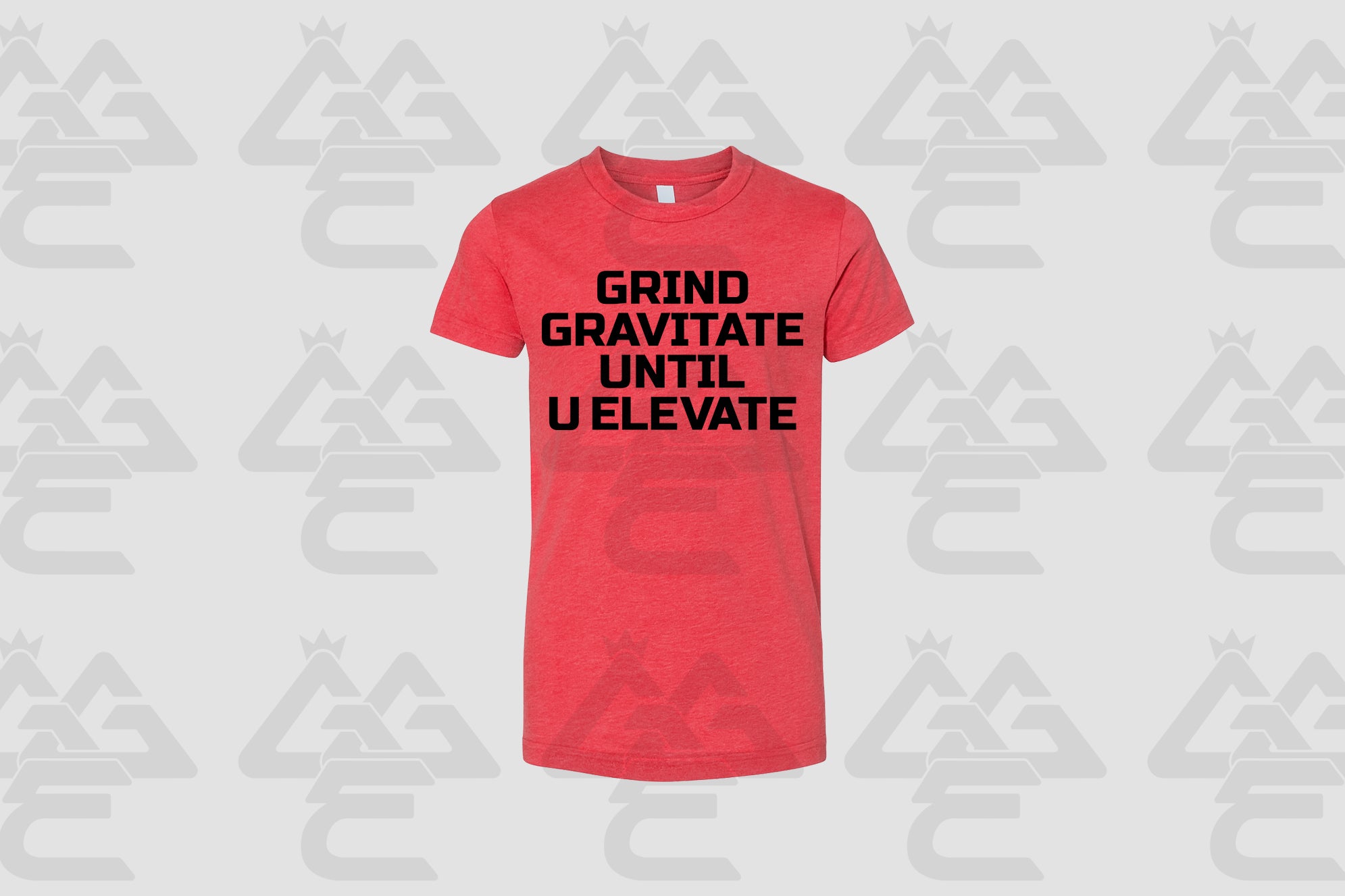 GGE UNISEX GRIND GRAVITATE UNTIL U ELEVATE KIDS T-SHIRT