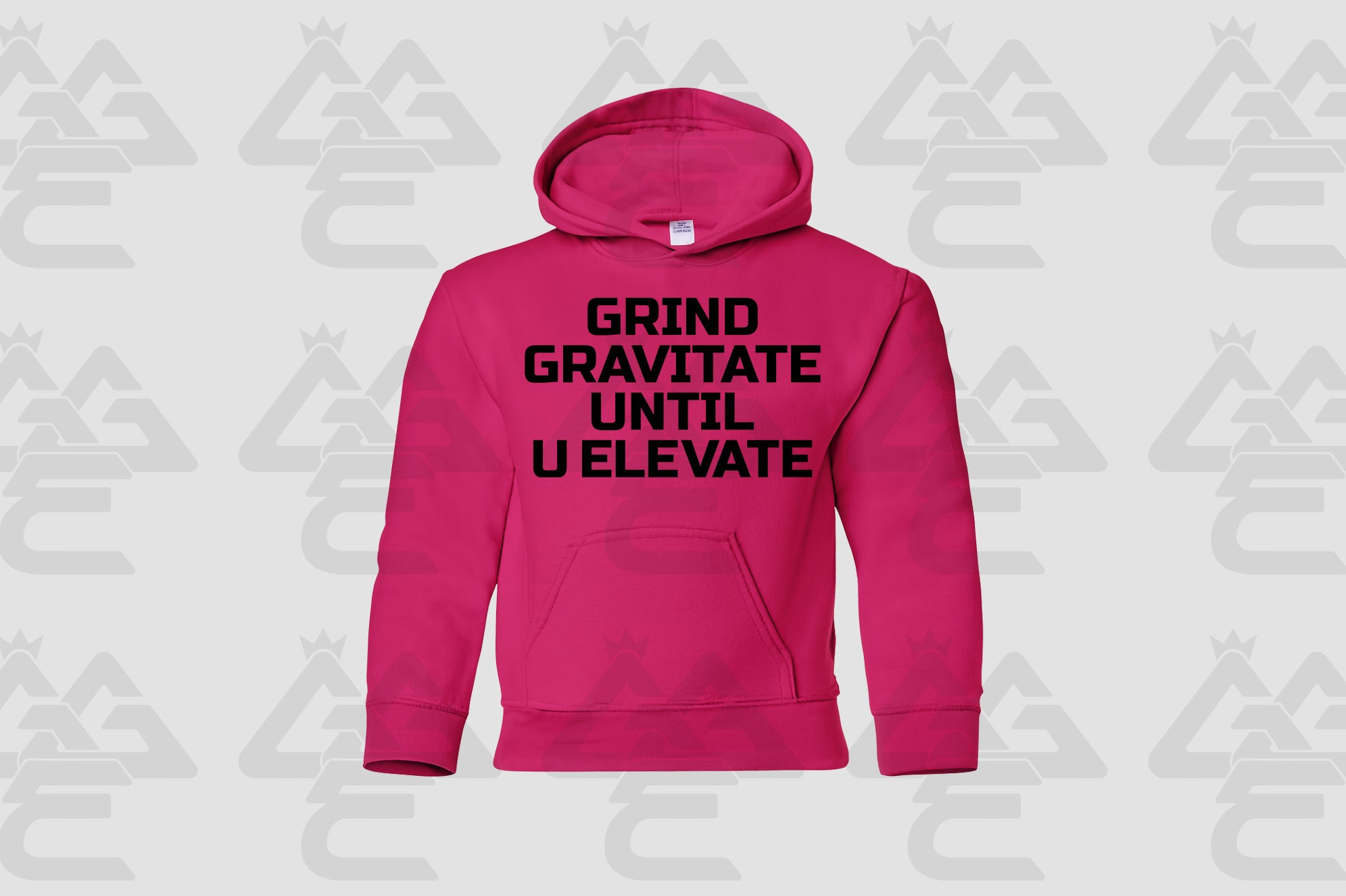 GGE UNISEX GRIND GRAVITATE UNTIL U ELEVATE HOODIE FOR KIDS