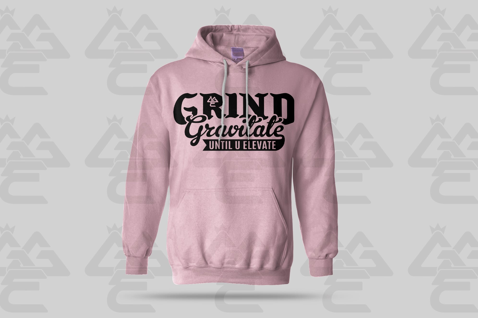 GGE UNISEX GRIND GRAVITATE UNTIL U ELEVATE HOODIE