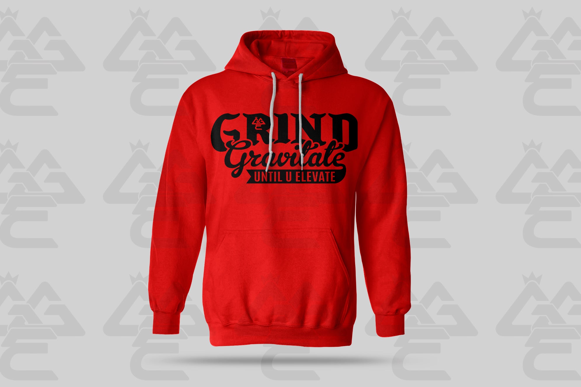 GGE UNISEX GRIND GRAVITATE UNTIL U ELEVATE HOODIE