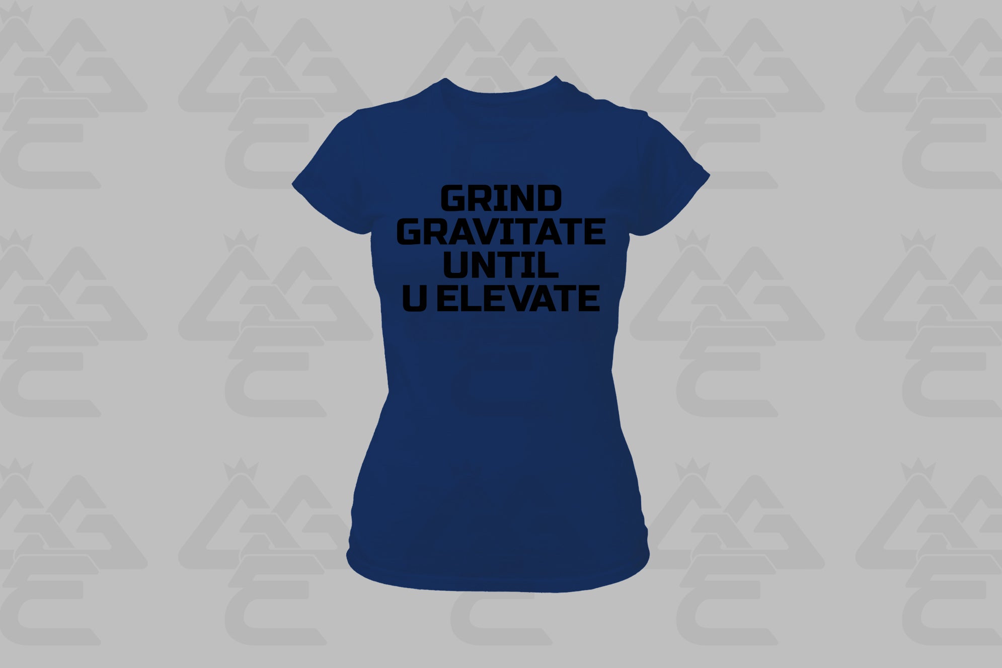 GGE UNISEX GRIND GRAVITATE UNTIL U ELEVATE FEMALE T-SHIRT