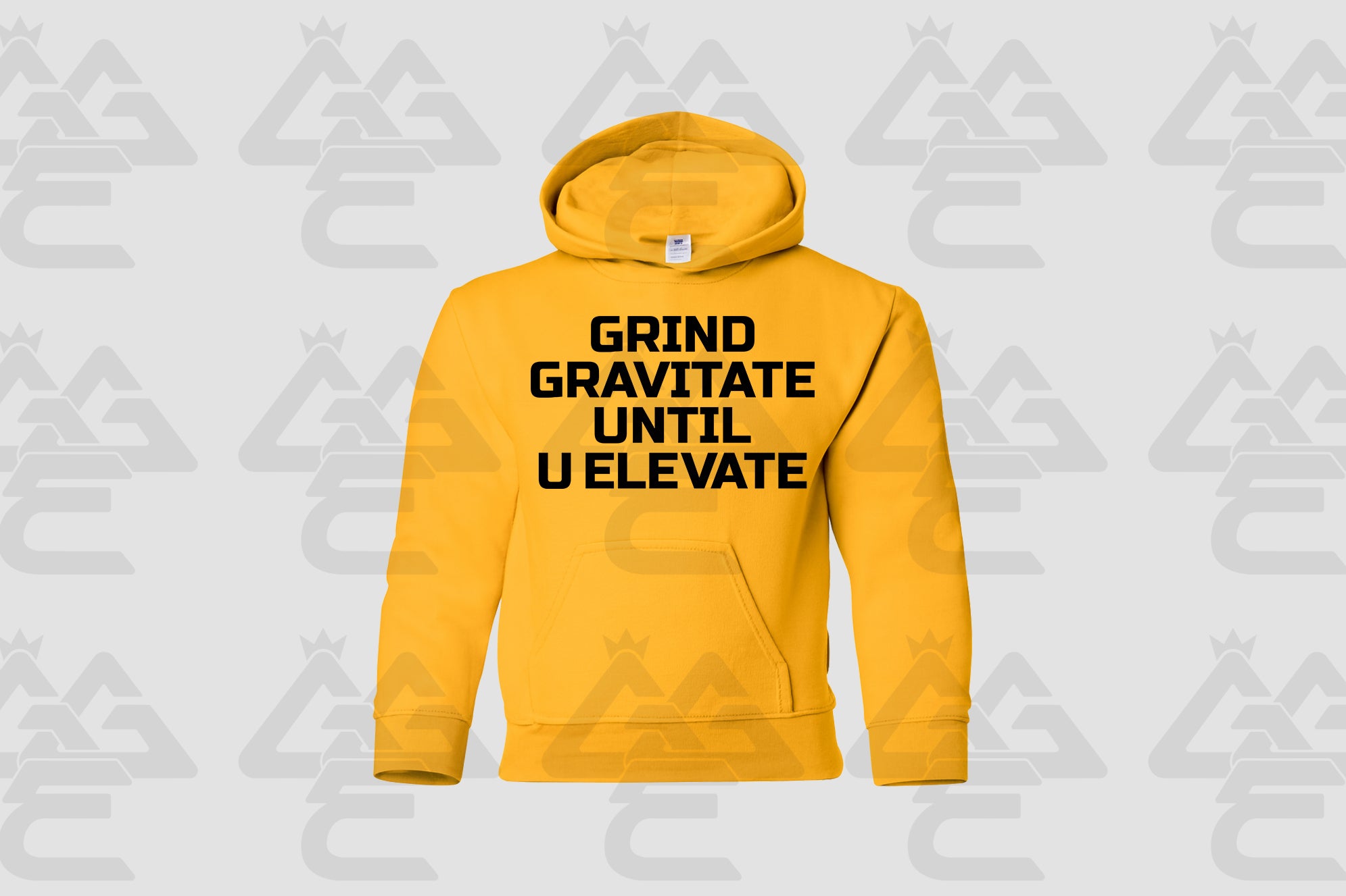 GGE UNISEX GRIND GRAVITATE UNTIL U ELEVATE HOODIE FOR KIDS