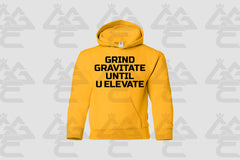 GGE UNISEX GRIND GRAVITATE UNTIL U ELEVATE HOODIE FOR KIDS