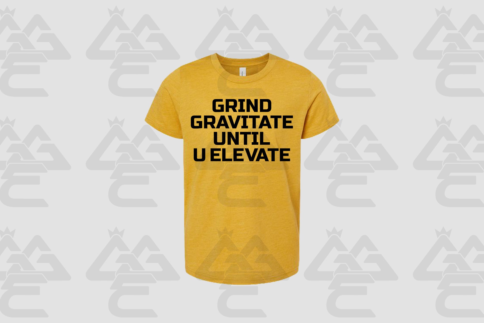 GGE UNISEX GRIND GRAVITATE UNTIL U ELEVATE KIDS T-SHIRT